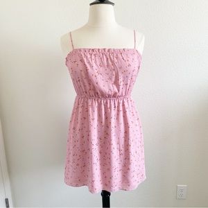 Sunday Best Aritzia Blixen Pink Ditsy Floral Mini Dress L